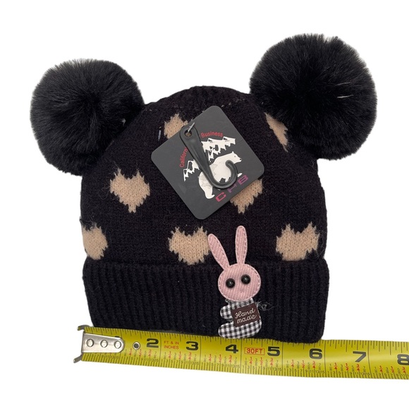 Little baby’s knit hats with inner faux fur( 0-24 months) - Picture 4 of 5